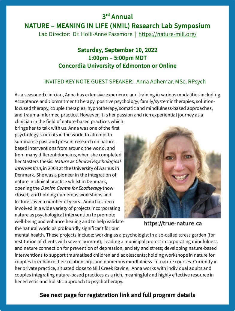 NMIL Research Lab Symposium 2022 poster