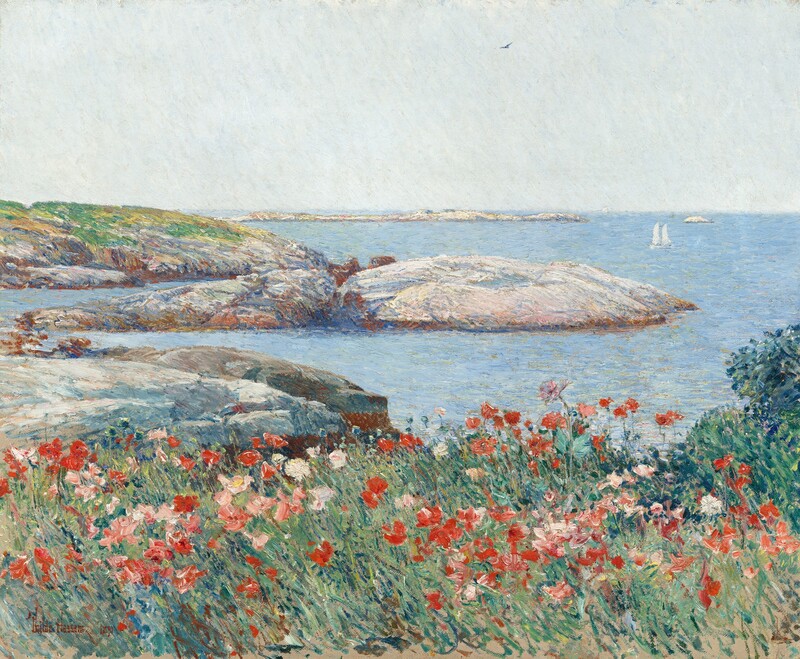 Childe Hassam | 'Poppies, Isles of Shoals', 1891